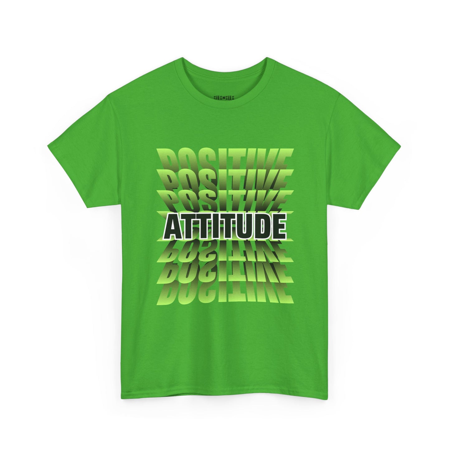 Positive Attitude Empowering Unisex Heavy Cotton Tee, Self-Love T-Shirt, Affirmation Apparel, Gift for Friends, Motivational Clothing