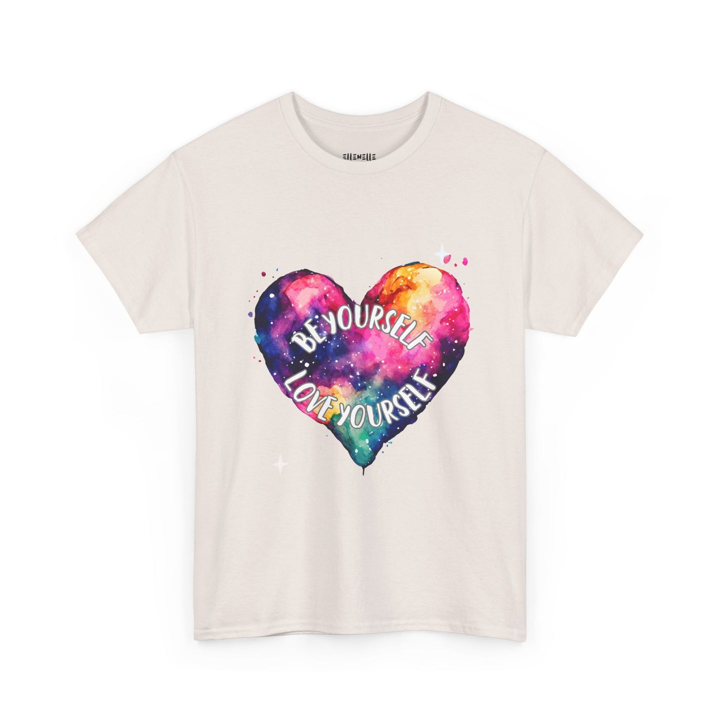 Be Yourself Love Yourself Empowering Unisex Heavy Cotton Tee, Self-Love T-Shirt, Affirmation Apparel, Gift for Friends, Motivational Clothing