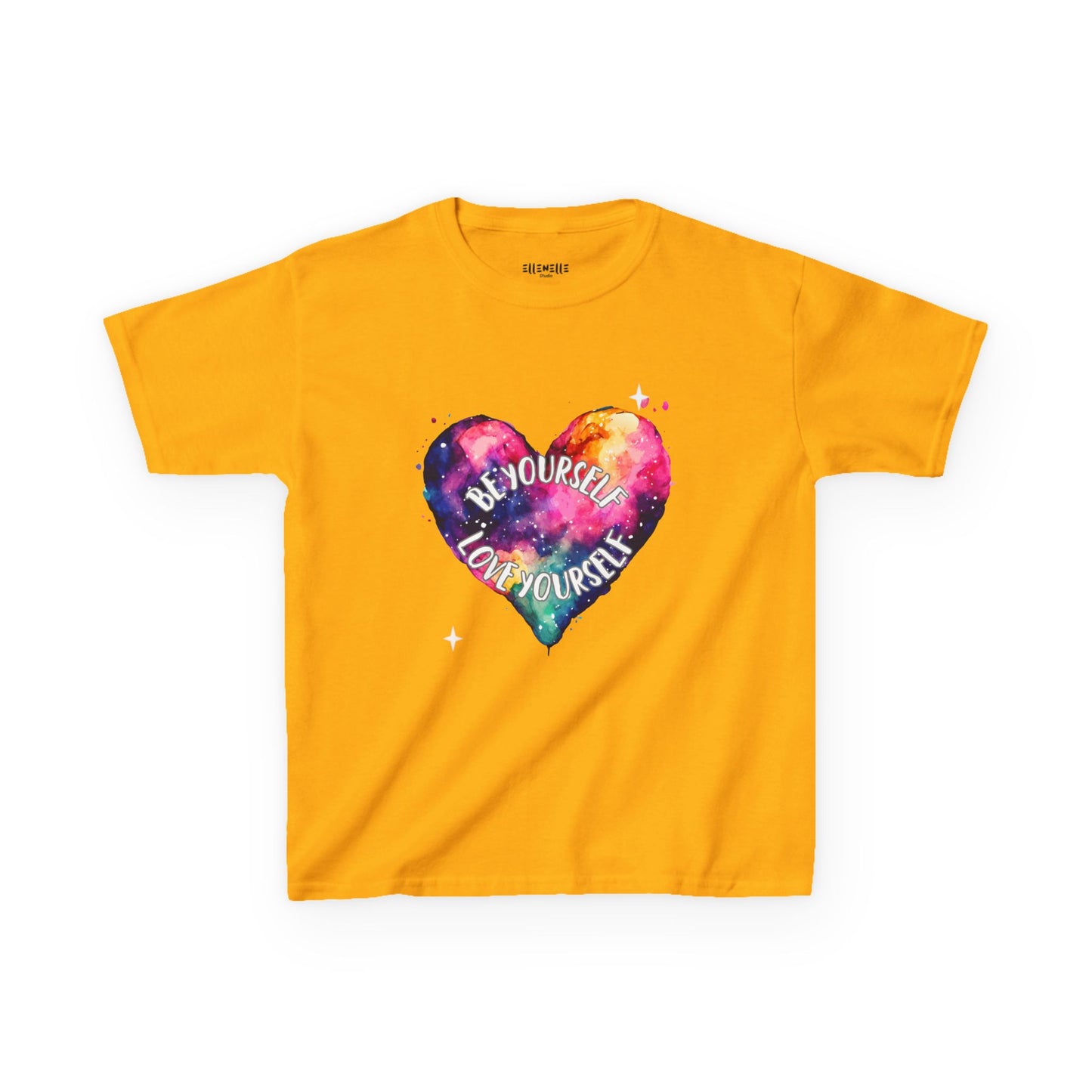 Be Yourself Love Yourself Motivational Kids T-Shirt, Positive Affirmation Shirt, Gift for Children, Encouraging Apparel