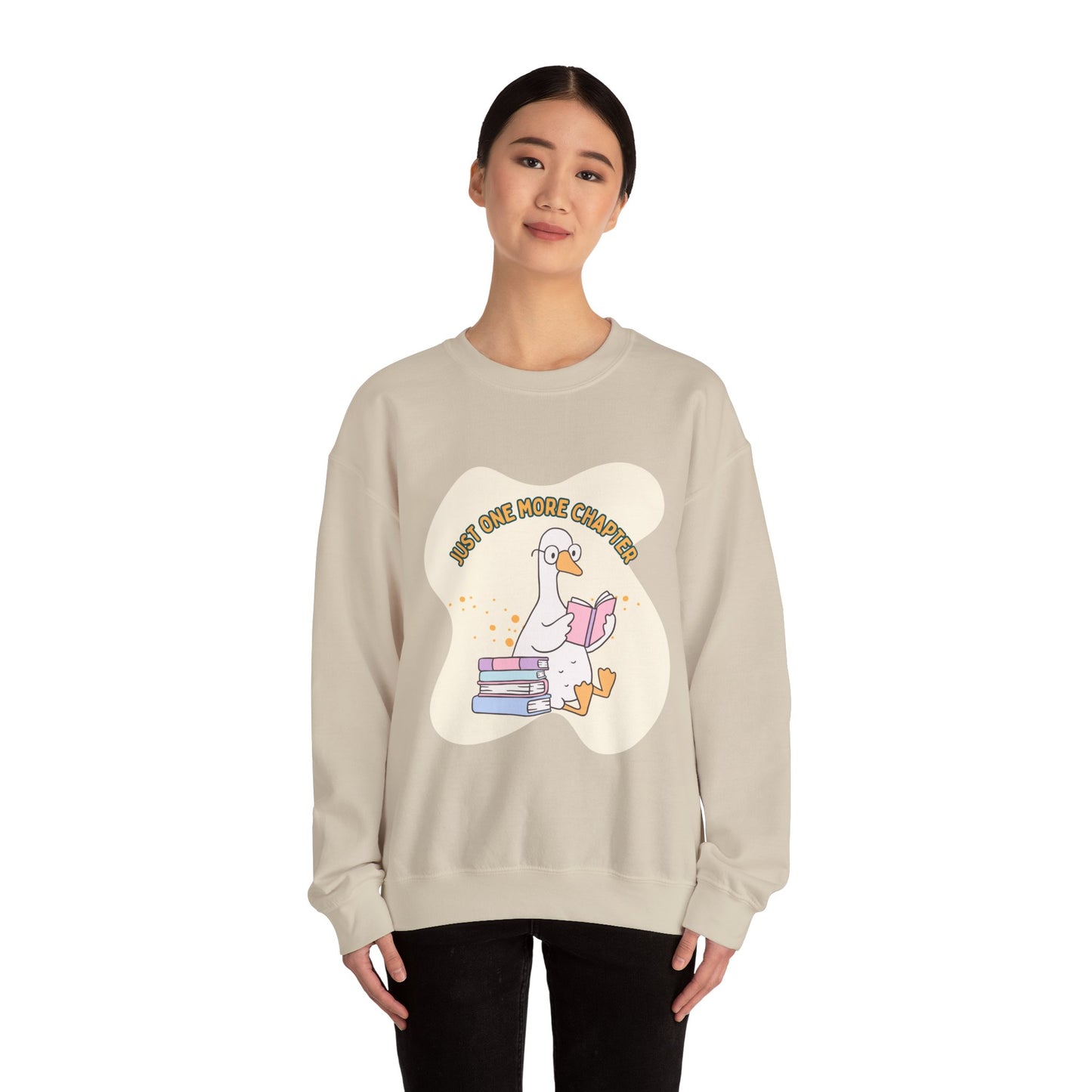 Just One More Chapter Sweatshirt, Perfect Gift for Book Lovers, Literary Apparel, Cozy Reading Gift, Cute Bookworm Crewneck