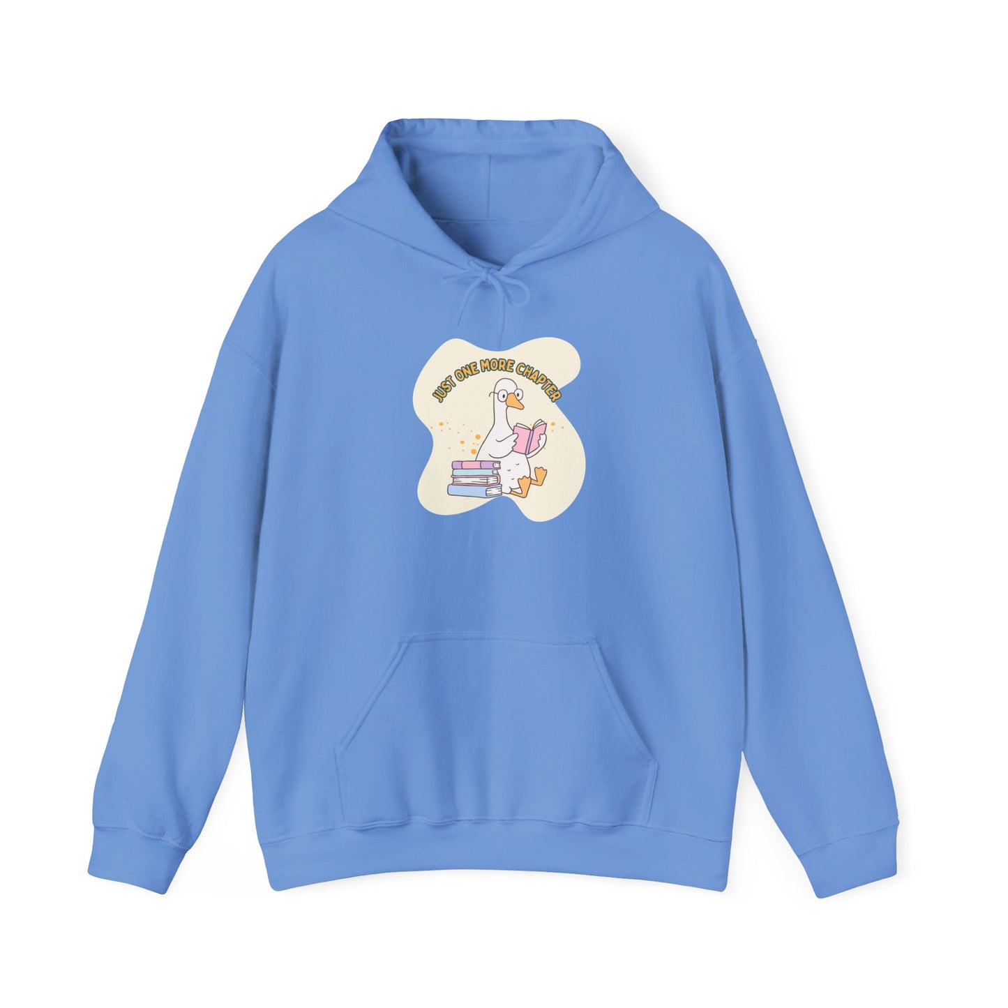 Just One More Chapter Unisex Hooded Sweatshirt with Library Design, Cozy Literature Hoodie for Book Lovers, Perfect Gift for Readers, Literary [...]