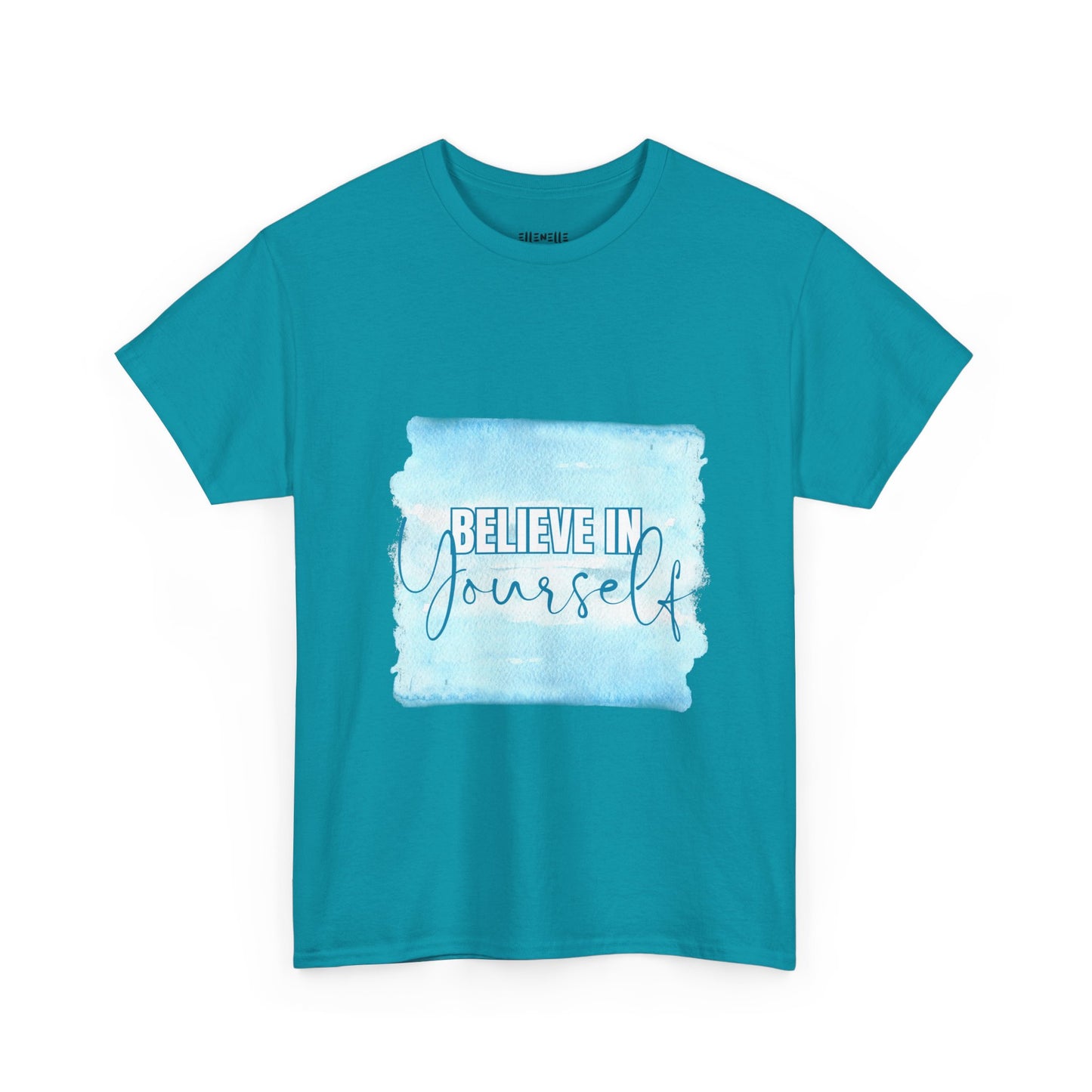Believe in Yourself Empowering Unisex Heavy Cotton Tee, Self-Love T-Shirt, Affirmation Apparel, Gift for Friends, Motivational Clothing