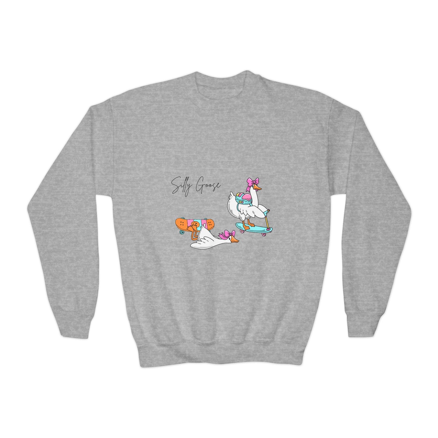 Silly Goose, Youth Crewneck Sweatshirt