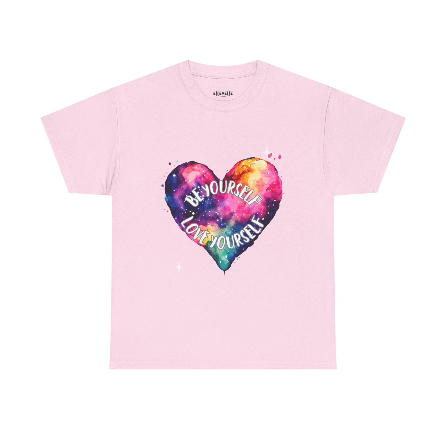 Be Yourself Love Yourself Empowering Unisex Heavy Cotton Tee, Self-Love T-Shirt, Affirmation Apparel, Gift for Friends, Motivational Clothing