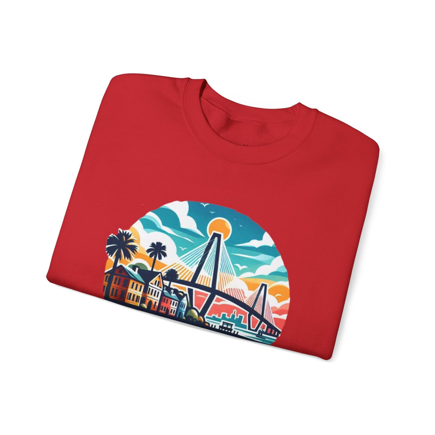 Charleston SC Sweatshirt, Cozy Crewneck, Charleston Gift, Travel Souvenir, Unisex Sweatshirt, Beach Vibes Apparel, Casual Wear