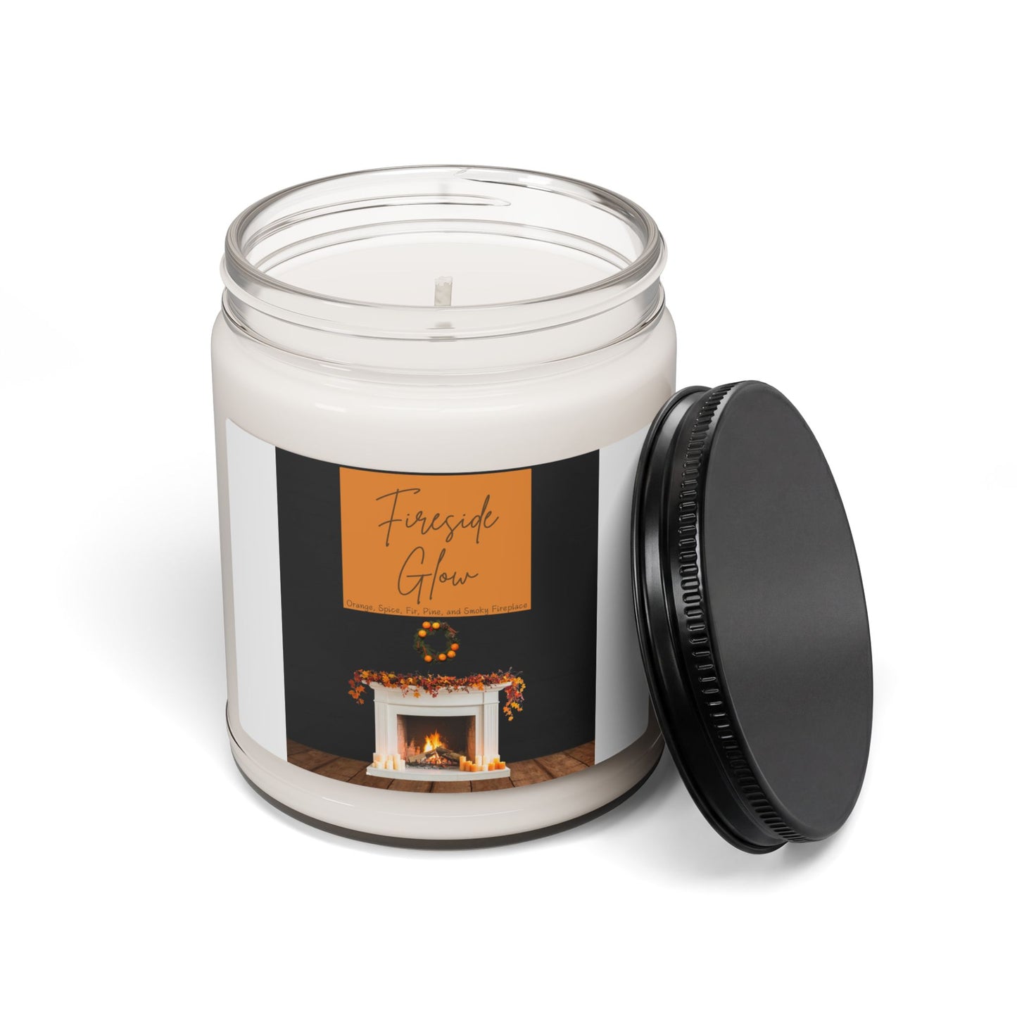 Fireside Glow Soy Candle, 9oz