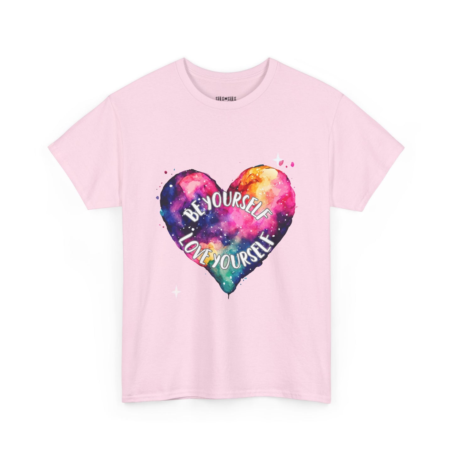 Be Yourself Love Yourself Empowering Unisex Heavy Cotton Tee, Self-Love T-Shirt, Affirmation Apparel, Gift for Friends, Motivational Clothing