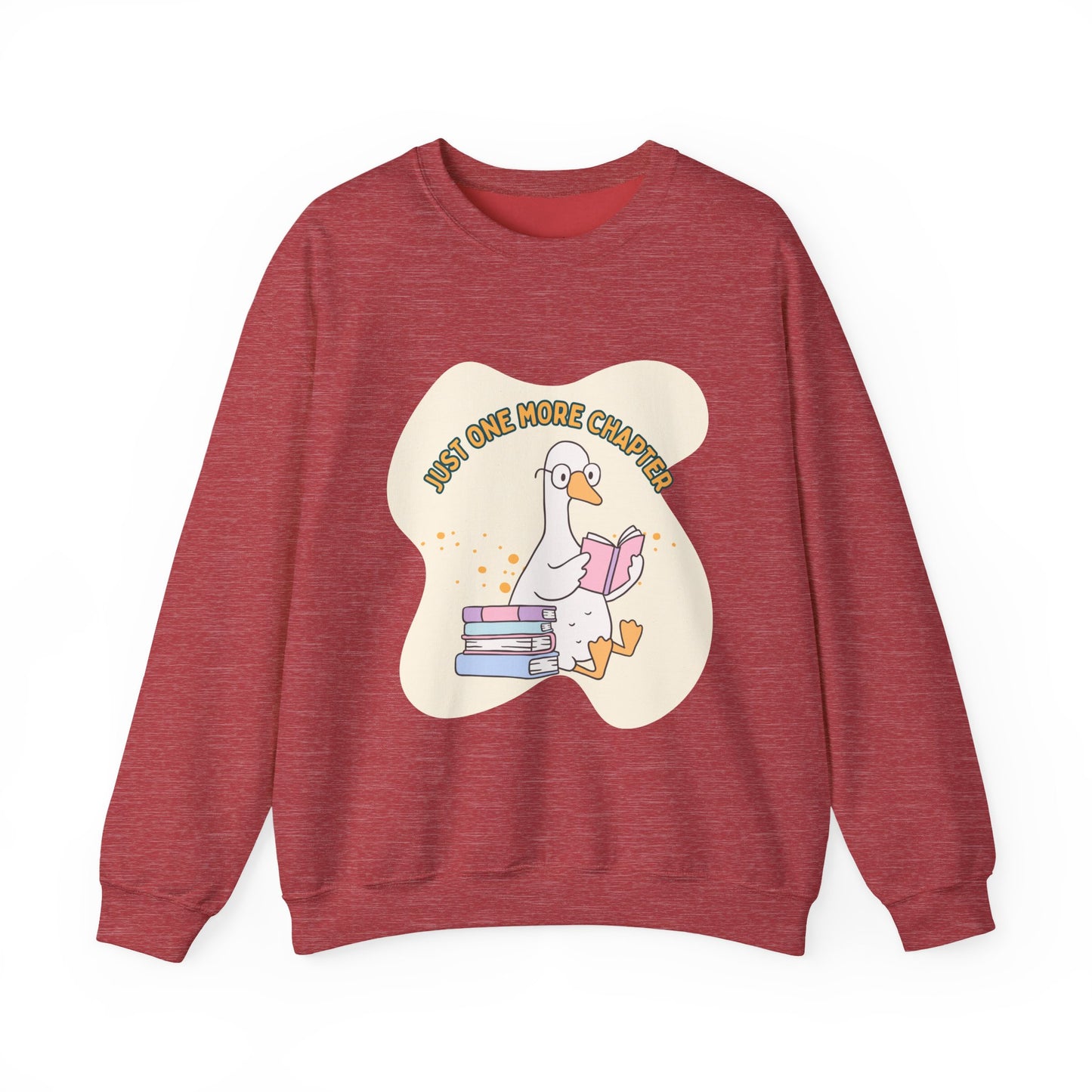 Just One More Chapter Sweatshirt, Perfect Gift for Book Lovers, Literary Apparel, Cozy Reading Gift, Cute Bookworm Crewneck