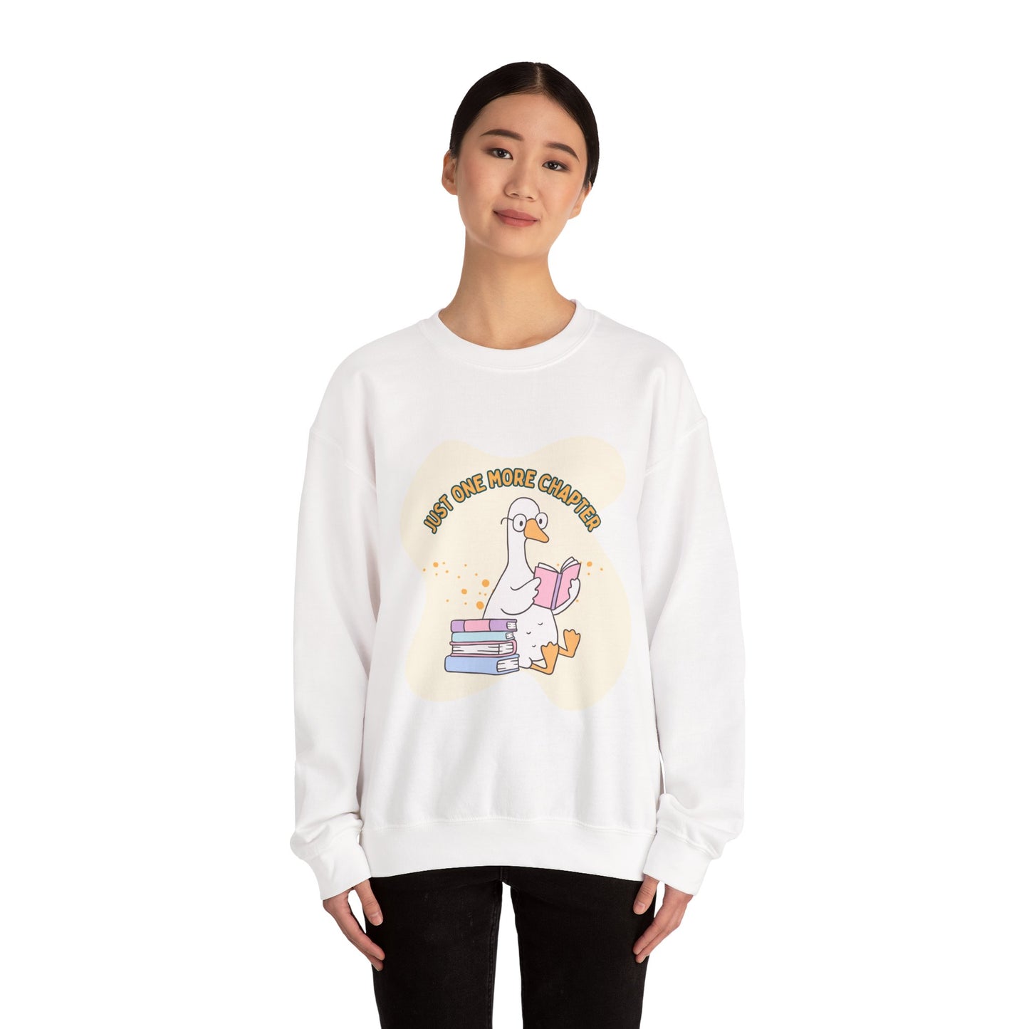 Just One More Chapter Sweatshirt, Perfect Gift for Book Lovers, Literary Apparel, Cozy Reading Gift, Cute Bookworm Crewneck