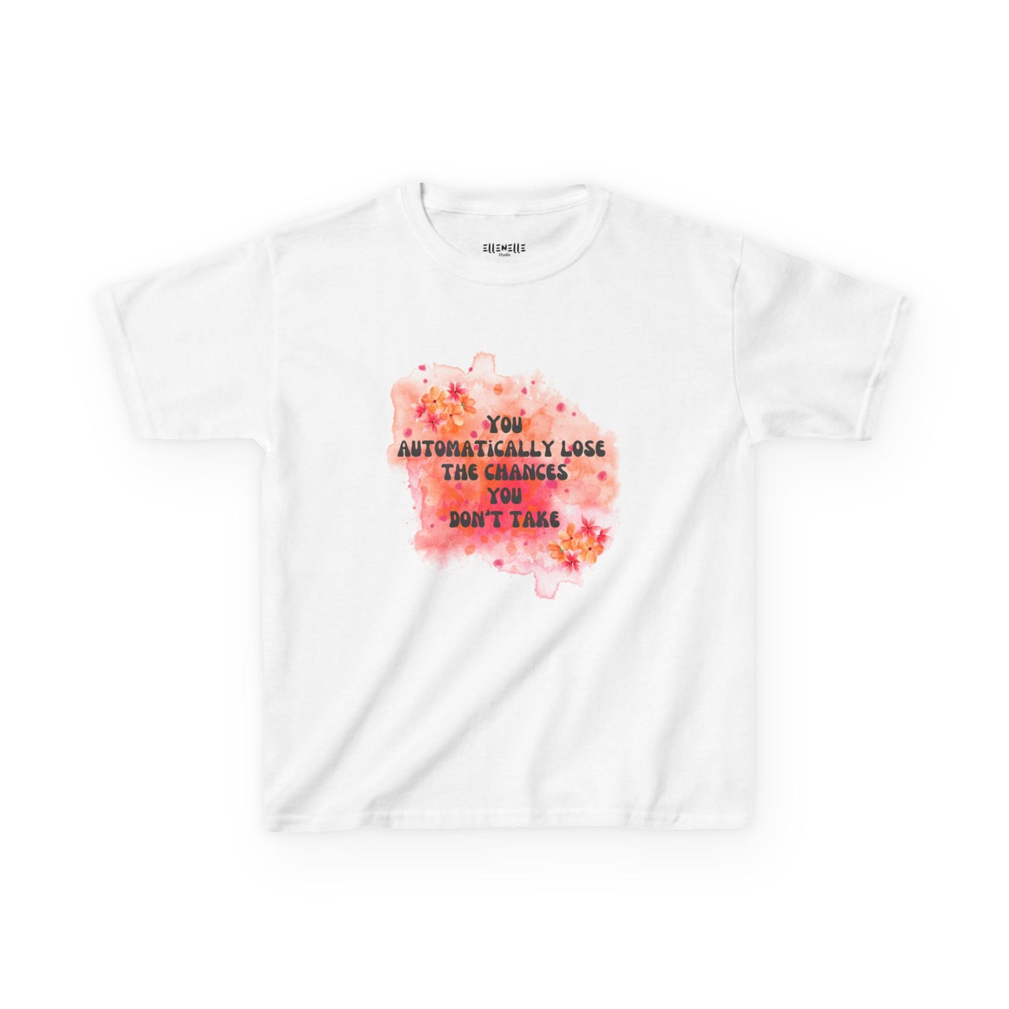 Chances You Don't Take Motivational Kids T-Shirt, Positive Affirmation Shirt, Gift for Children, Encouraging Apparel
