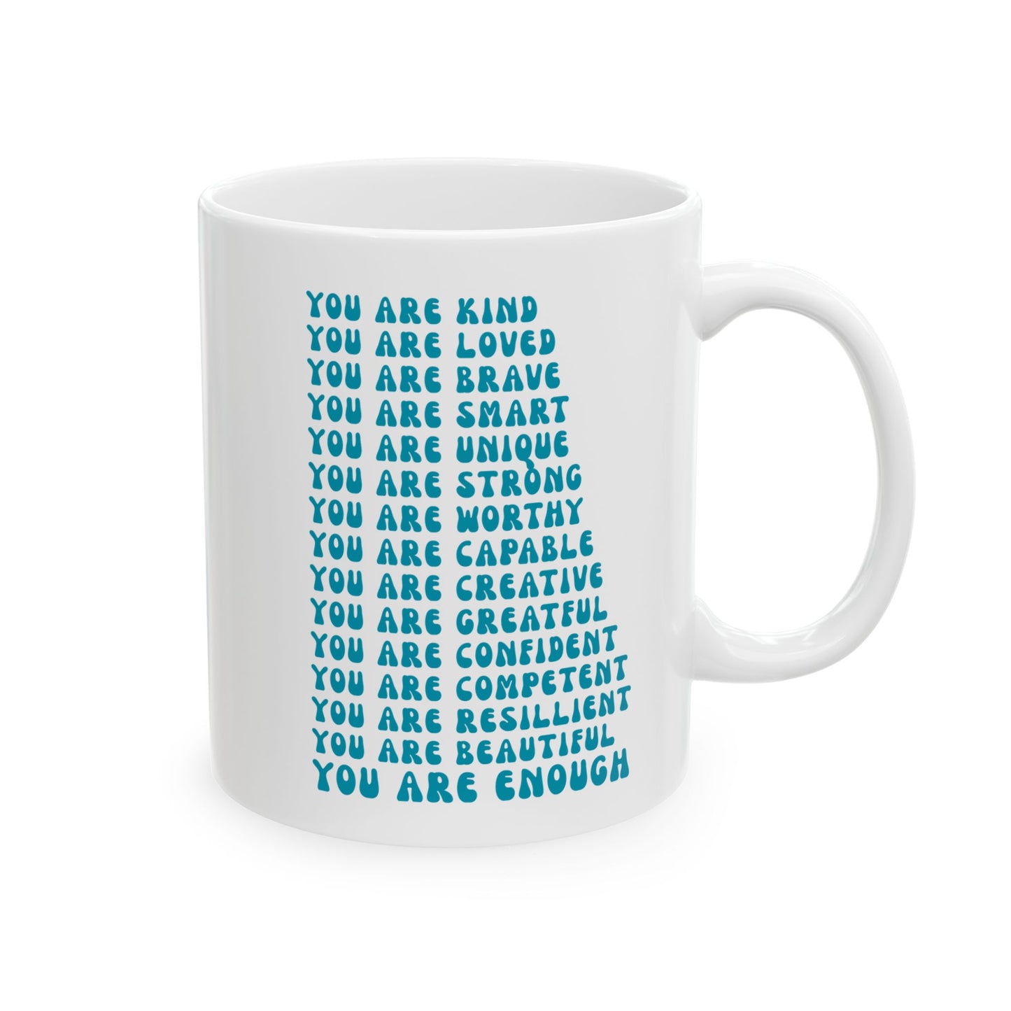 You are Enough Inspirational Ceramic Mug, 11oz and 15oz Coffee Cup for Motivation, Great Gift for Friends, Birthday, Self-Care, Office Decor, [...]