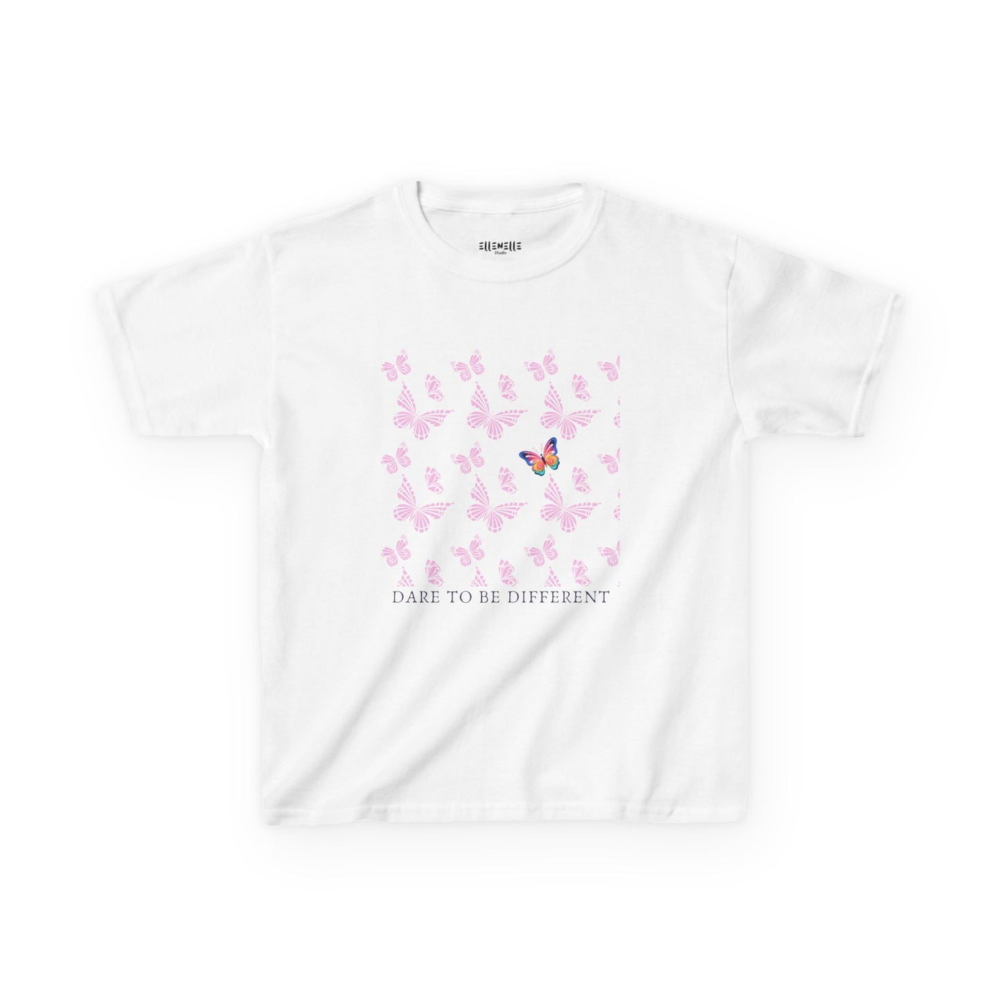 Dare To Be Different Motivational Kids T-Shirt, Positive Affirmation Shirt, Gift for Children, Encouraging Apparel