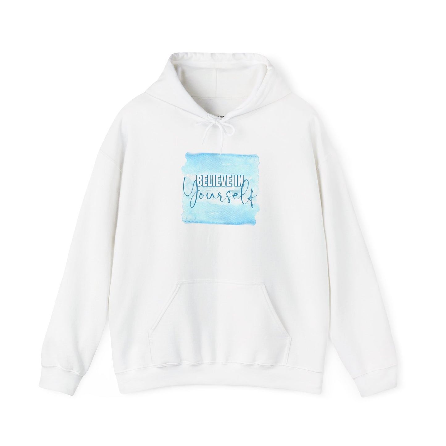 Believe in Yourself Motivational Hoodie, Unisex Sweatshirt, Casual Comfort Wear, Gift for Teens, Inspirational Clothing, Everyday Hoodie