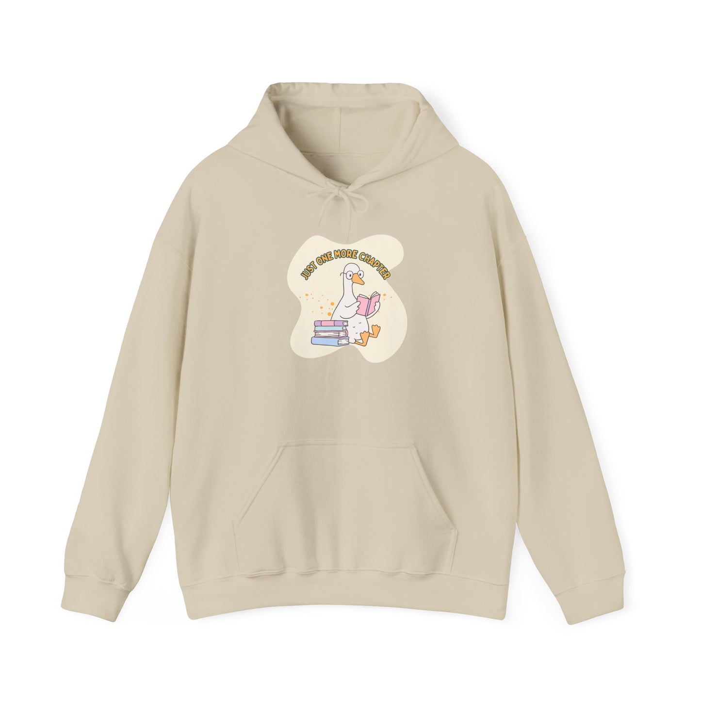 Just One More Chapter Unisex Hooded Sweatshirt with Library Design, Cozy Literature Hoodie for Book Lovers, Perfect Gift for Readers, Literary [...]