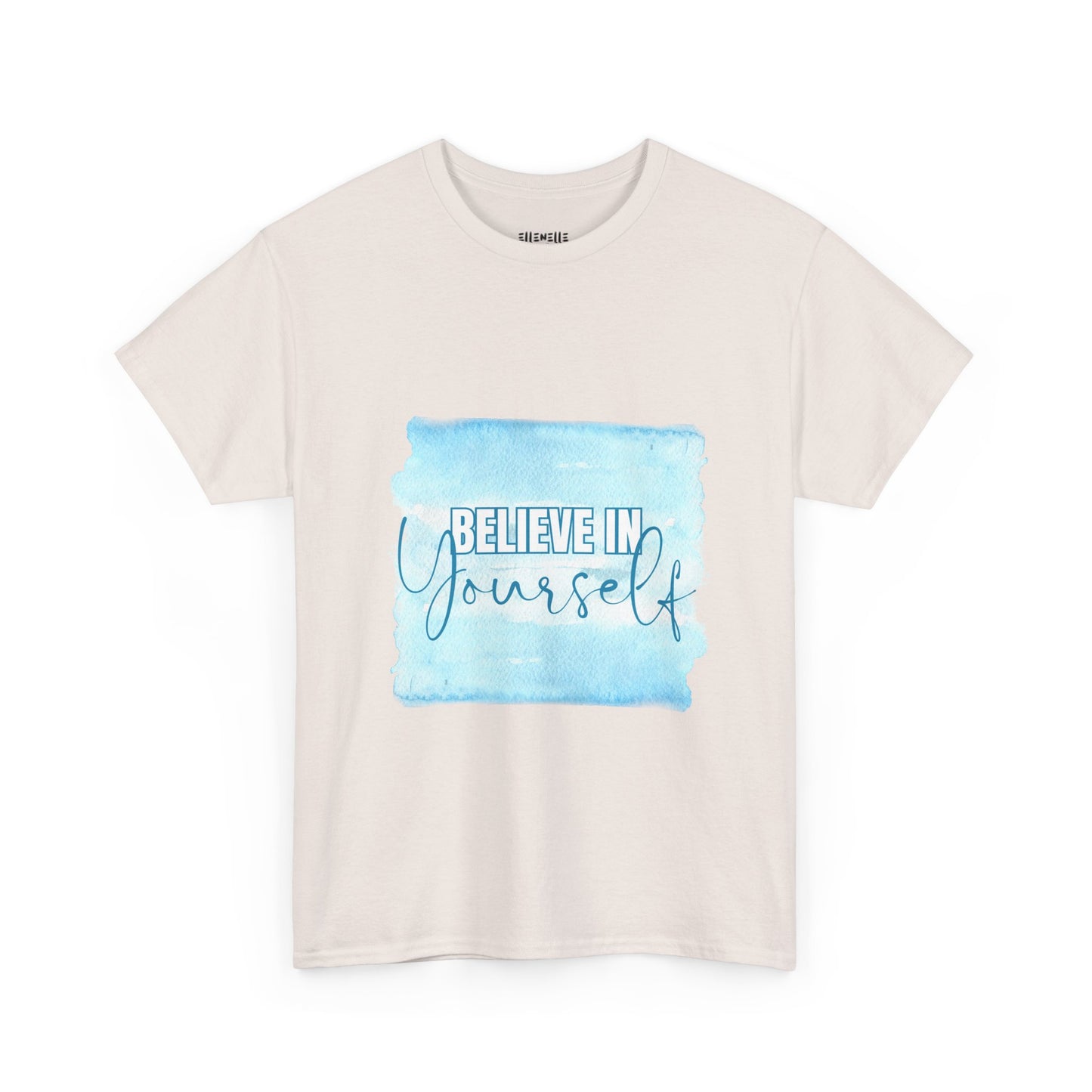 Believe in Yourself Empowering Unisex Heavy Cotton Tee, Self-Love T-Shirt, Affirmation Apparel, Gift for Friends, Motivational Clothing