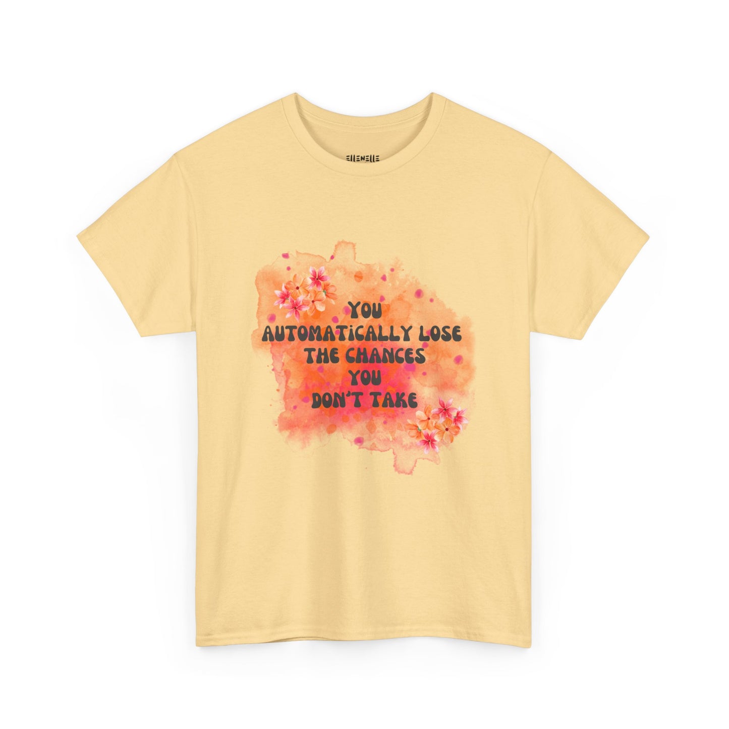 Chances You Don't Take Empowering Unisex Heavy Cotton Tee, Self-Love T-Shirt, Affirmation Apparel, Gift for Friends, Motivational Clothing