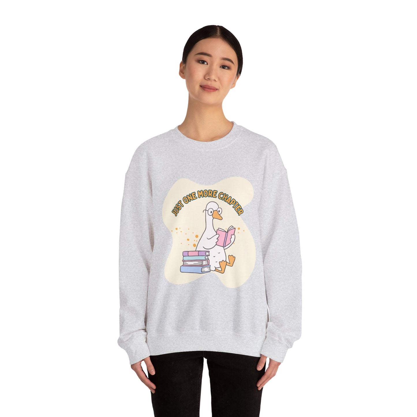 Just One More Chapter Sweatshirt, Perfect Gift for Book Lovers, Literary Apparel, Cozy Reading Gift, Cute Bookworm Crewneck