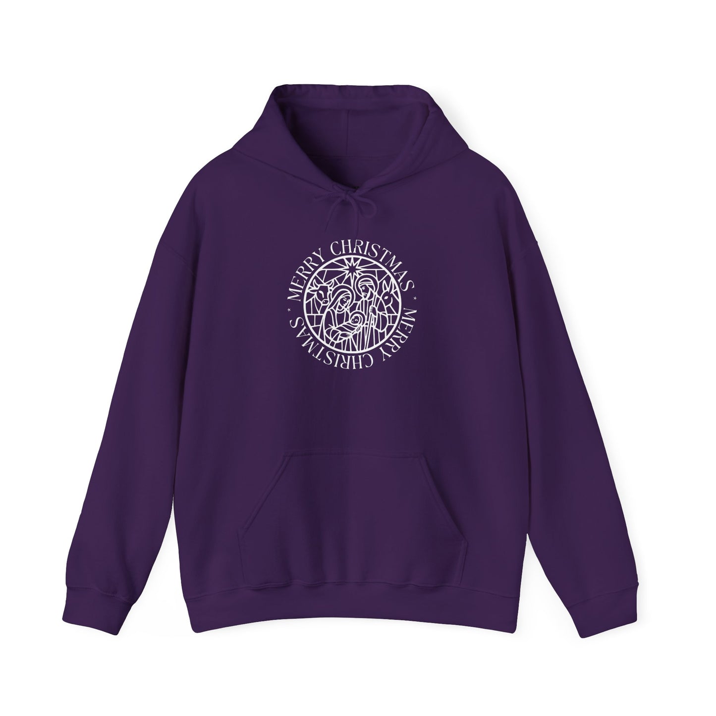 Nativity Unisex Hoodie - Merry Christmas Design