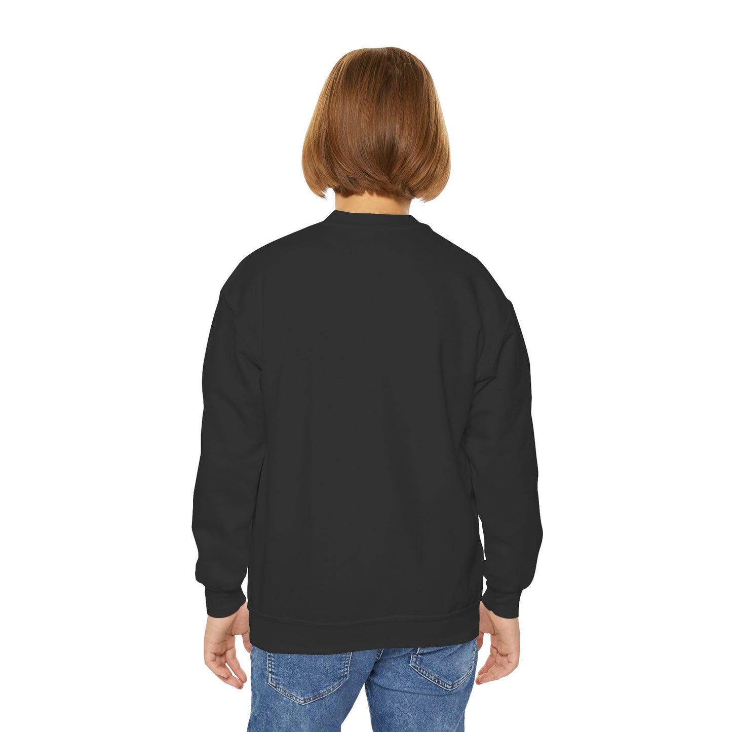 Positive Attitude Empowering Youth Crewneck Sweatshirt, Inspirational Apparel, Affirmation Gift, Motivational Sweatshirt, Positive Vibes Clothing