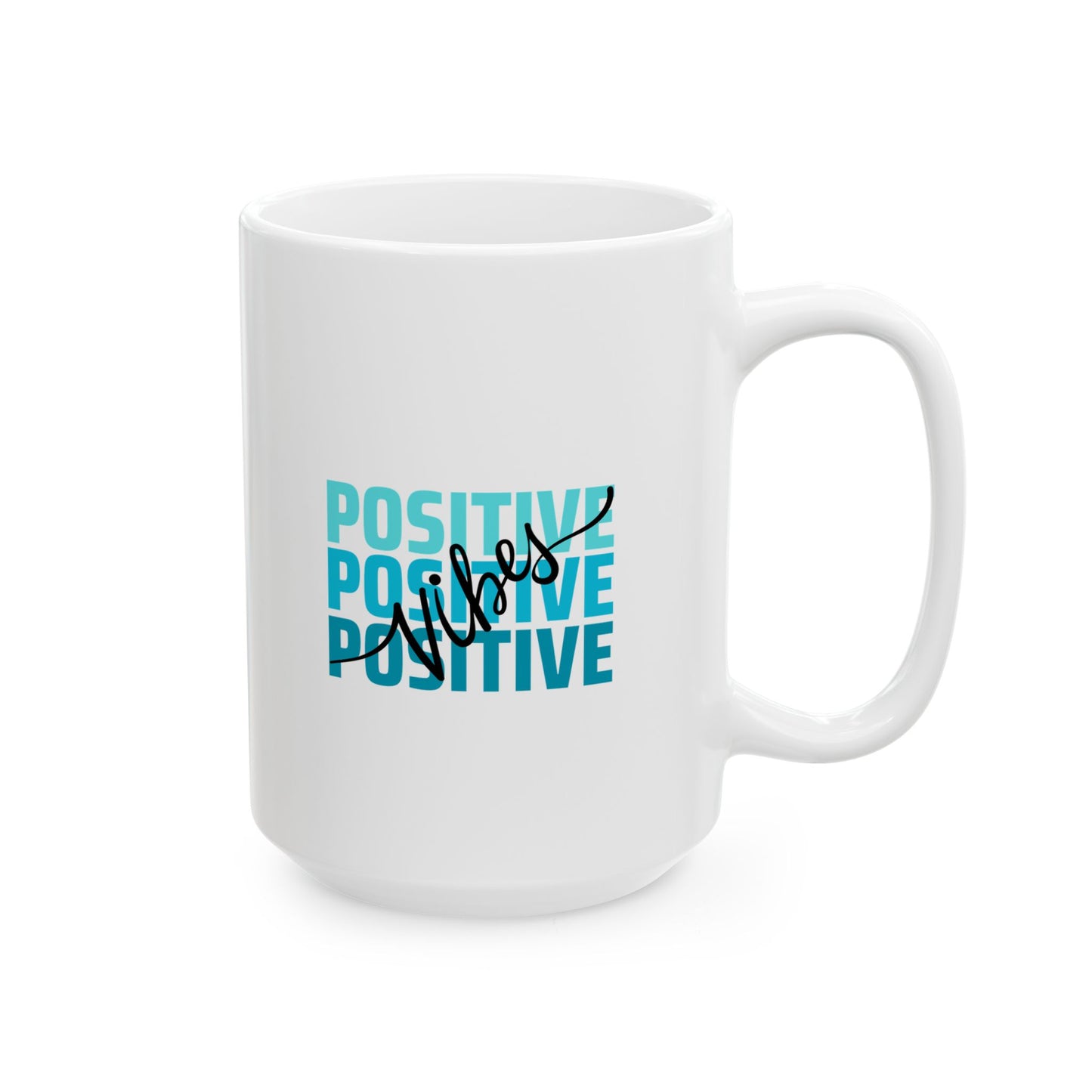 Positive Vibes Inspirational Ceramic Mug, 11oz and 15oz Coffee Cup for Motivation, Great Gift for Friends, Birthday, Self-Care, Office Decor, [...]