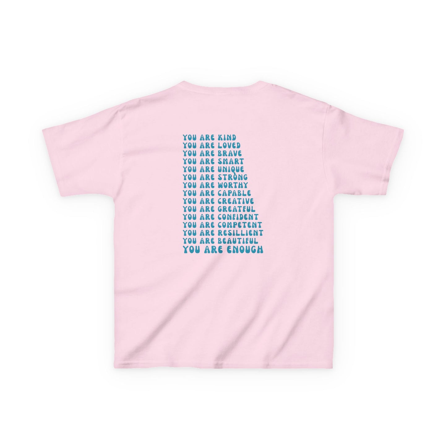You Are Enough, Motivational Kids T-Shirt, Positive Affirmation Shirt, Gift for Children, Encouraging Apparel