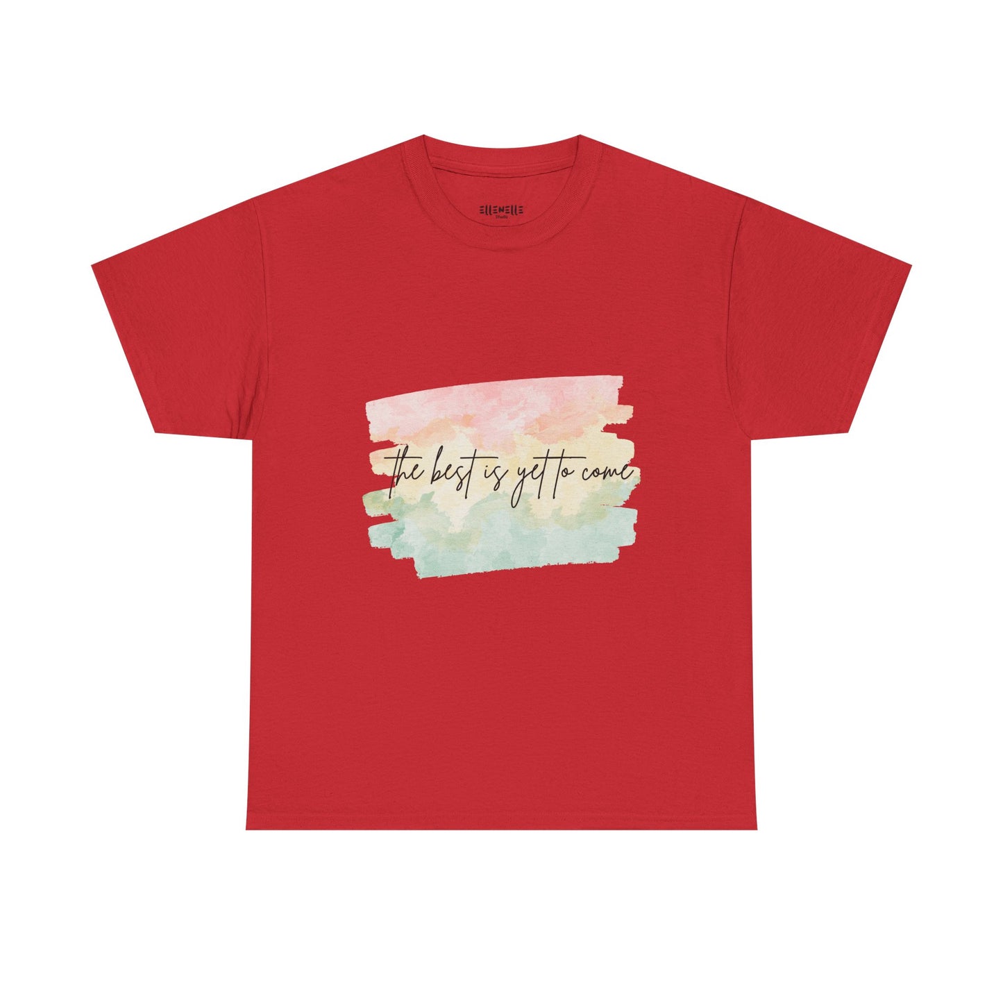 The Best Is Yet To Come Empowering Unisex Heavy Cotton Tee, Self-Love T-Shirt, Affirmation Apparel, Gift for Friends, Motivational Clothing