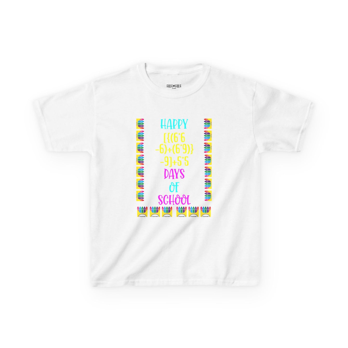 Crayons 100 Days of School Celebration Shirt