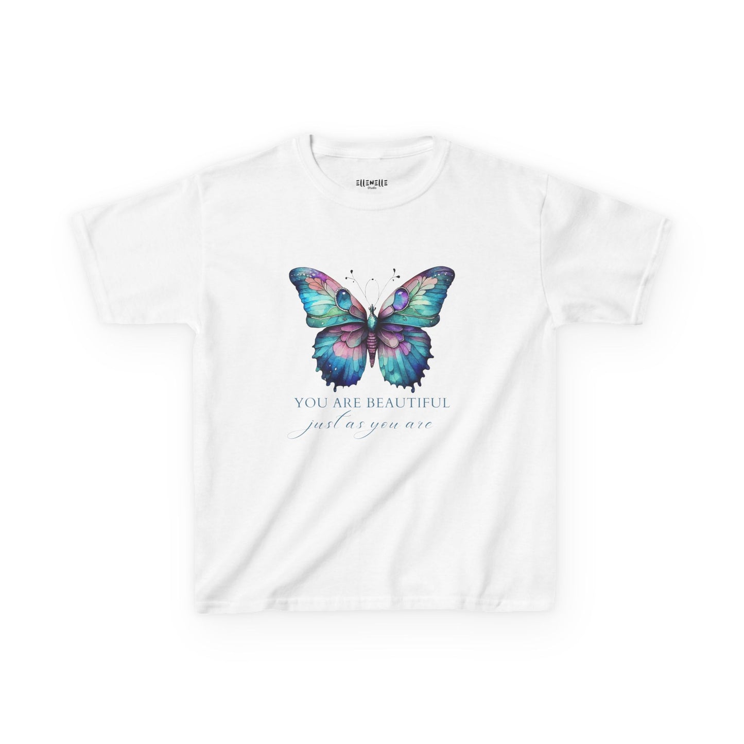 You Are  Beautiful Motivational Kids T-Shirt, Positive Affirmation Shirt, Gift for Children, Encouraging Apparel