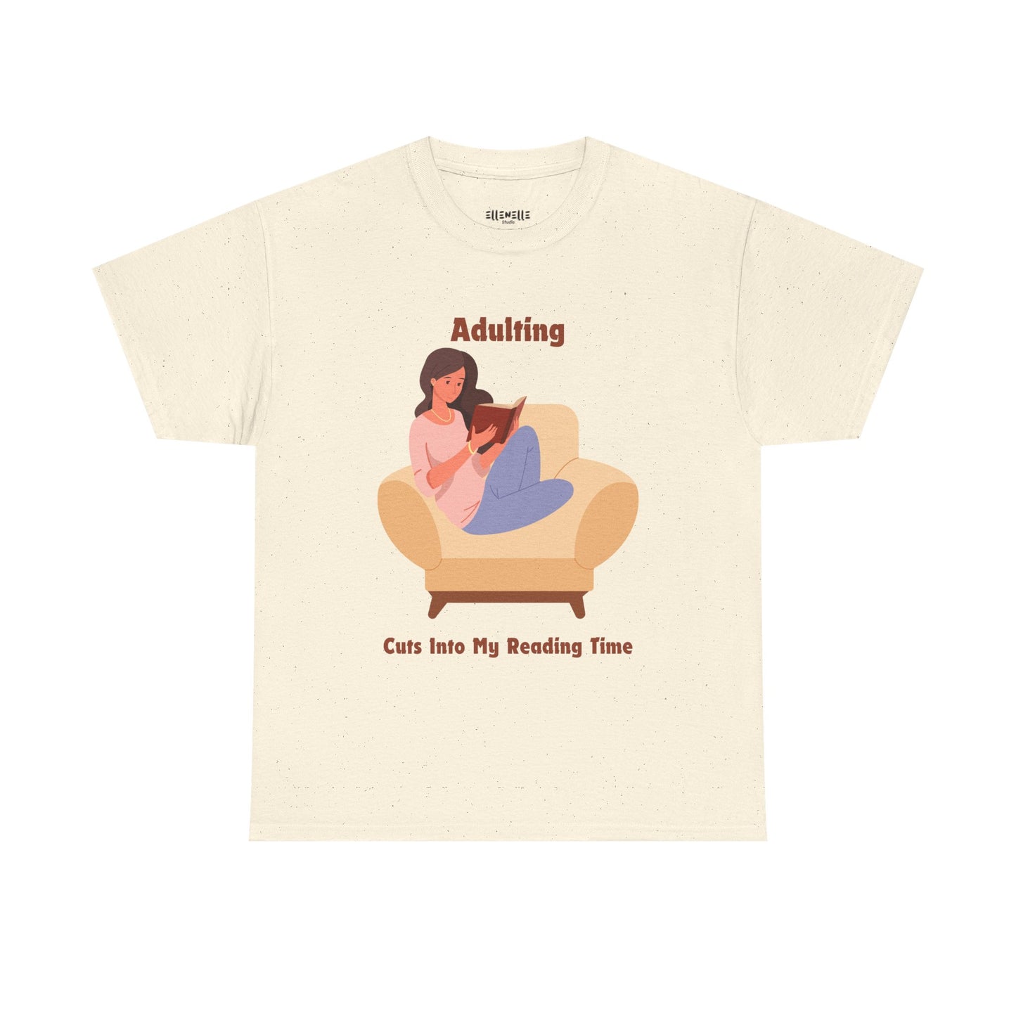 Adulting Cuts into My Reading Time T-Shirt, Unisex Tee