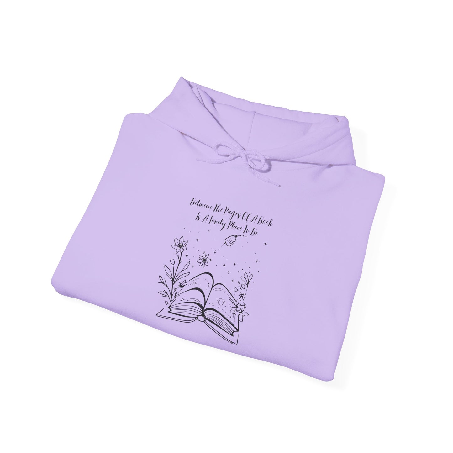 Between the Pages of a Book... Unisex Hooded Sweatshirt with Library Design, Cozy Literature Hoodie for Book Lovers, Perfect Gift for Readers, Literary [...]