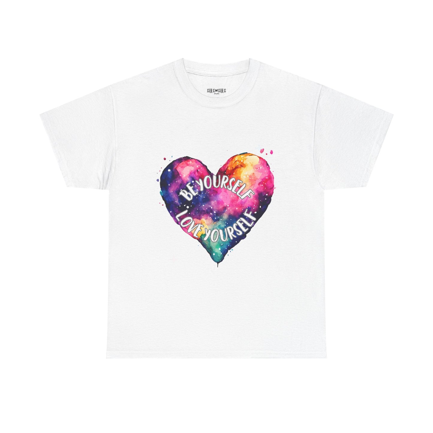 Be Yourself Love Yourself Empowering Unisex Heavy Cotton Tee, Self-Love T-Shirt, Affirmation Apparel, Gift for Friends, Motivational Clothing