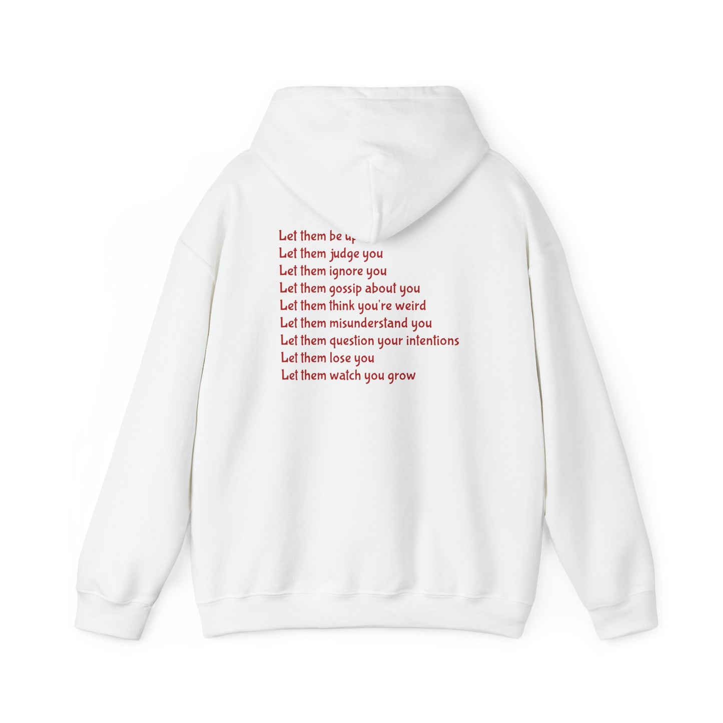 Let Them Motivational Hoodie, Unisex Sweatshirt, Casual Comfort Wear, Gift for Teens, Inspirational Clothing, Everyday Hoodie
