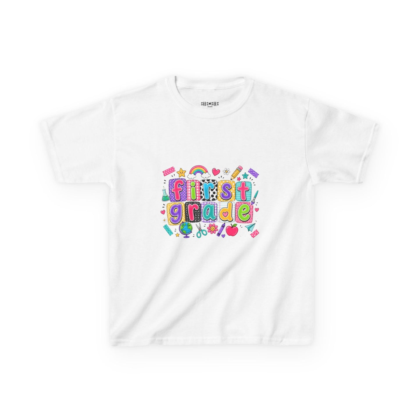 First Grade T‑Shirt — Bright Back-to-School Tee