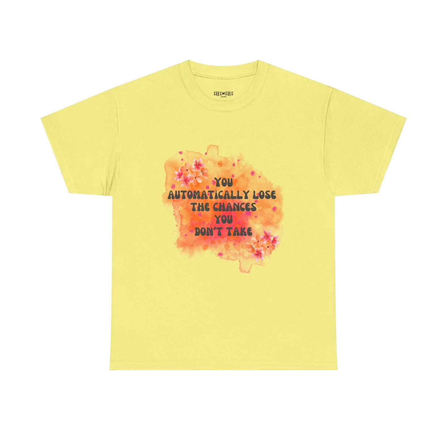 Chances You Don't Take Empowering Unisex Heavy Cotton Tee, Self-Love T-Shirt, Affirmation Apparel, Gift for Friends, Motivational Clothing