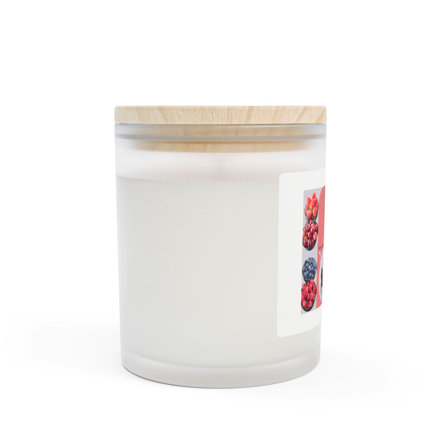 Berry Compote Scented Candle - 11oz Frosted Glass