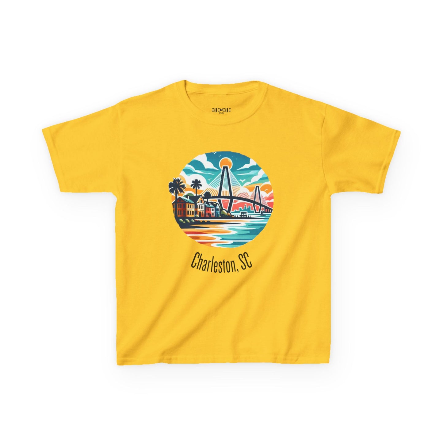 Charleston SC Kids Heavy Cotton Tee, Fun Summer Tee, Kids Vacation Shirt, Coastal Adventure Kids Apparel, Beach Day Outfit, Summer [...]