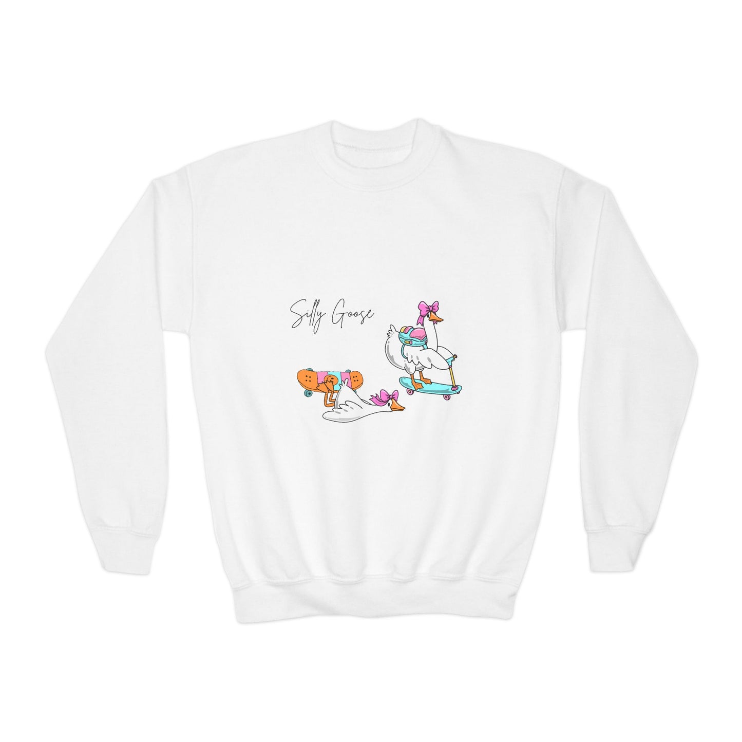 Silly Goose, Youth Crewneck Sweatshirt