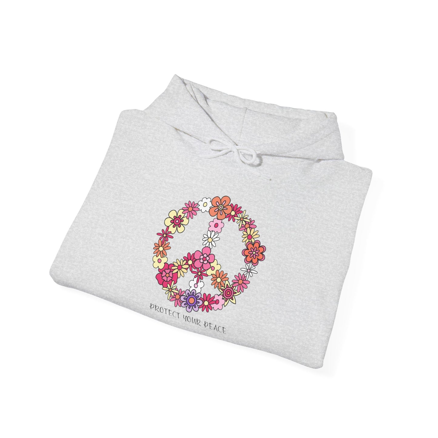 Protect Your Peace Motivational Hoodie, Unisex Sweatshirt, Casual Comfort Wear, Gift for Teens, Inspirational Clothing, Everyday Hoodie