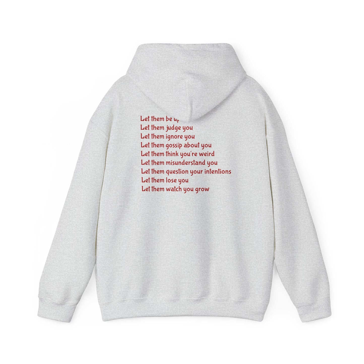 Let Them Motivational Hoodie, Unisex Sweatshirt, Casual Comfort Wear, Gift for Teens, Inspirational Clothing, Everyday Hoodie
