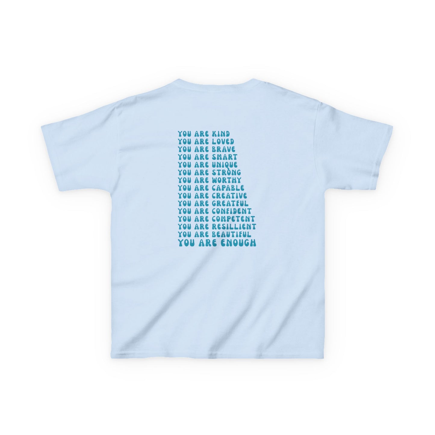 You Are Enough, Motivational Kids T-Shirt, Positive Affirmation Shirt, Gift for Children, Encouraging Apparel