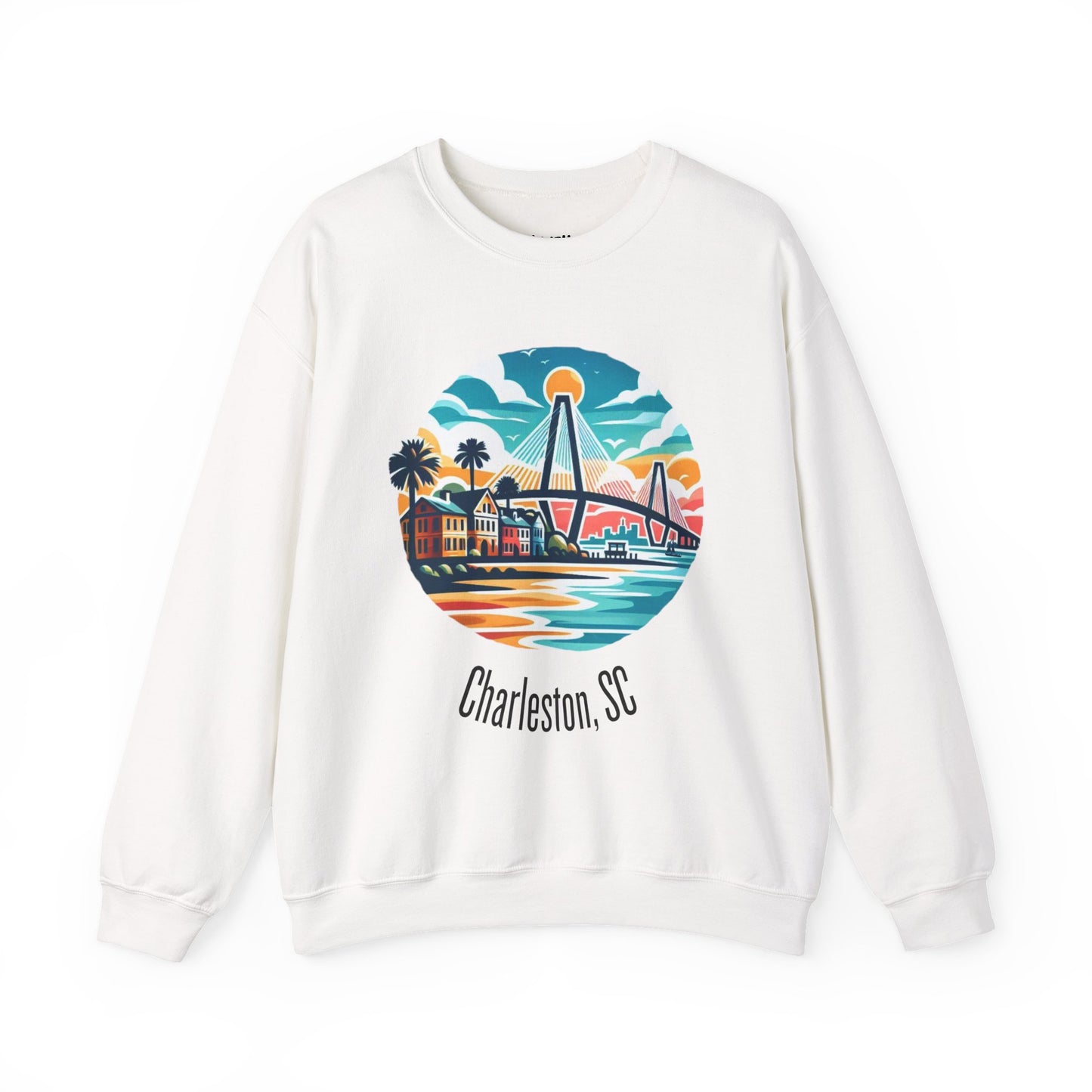 Charleston SC Sweatshirt, Cozy Crewneck, Charleston Gift, Travel Souvenir, Unisex Sweatshirt, Beach Vibes Apparel, Casual Wear