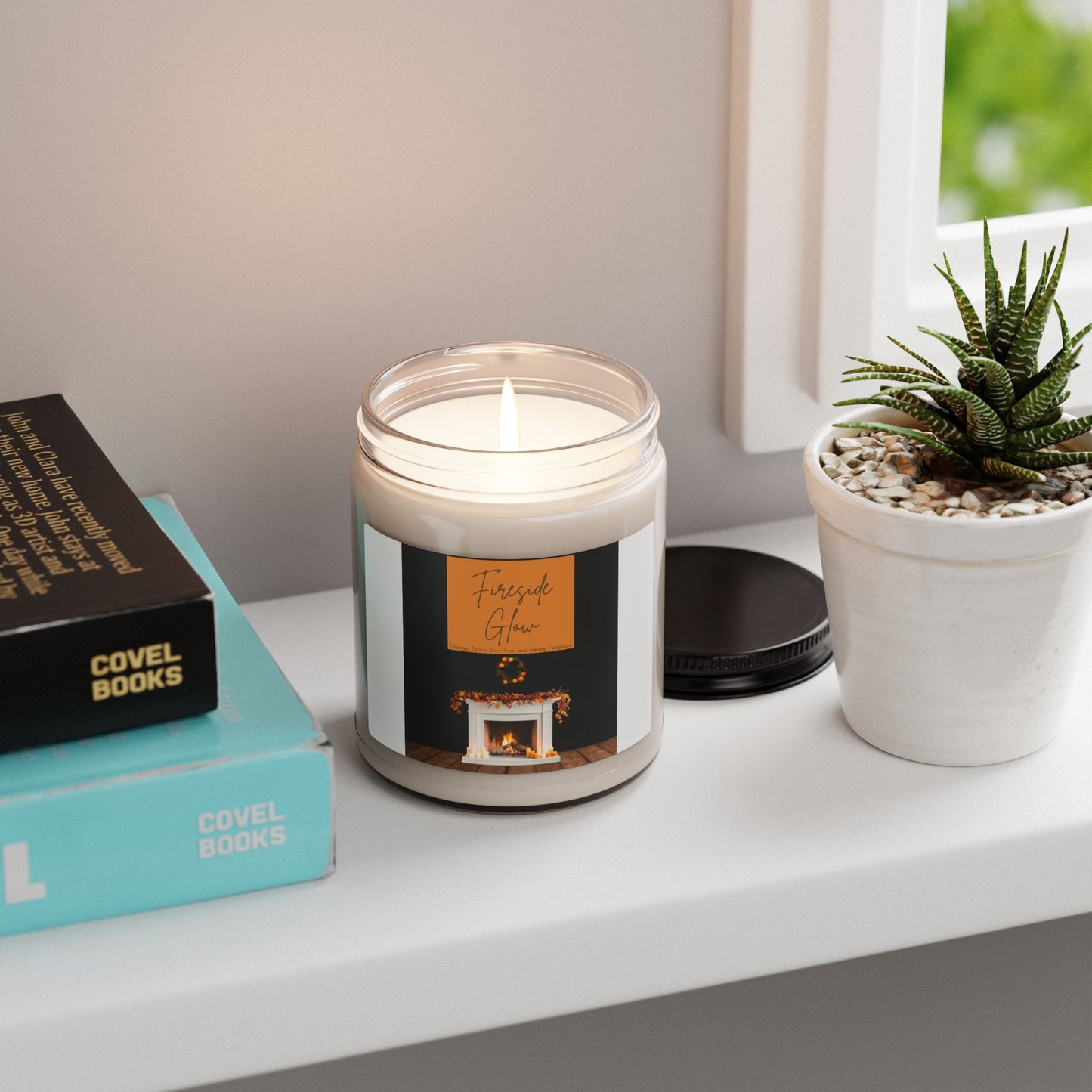 Fireside Glow Soy Candle, 9oz