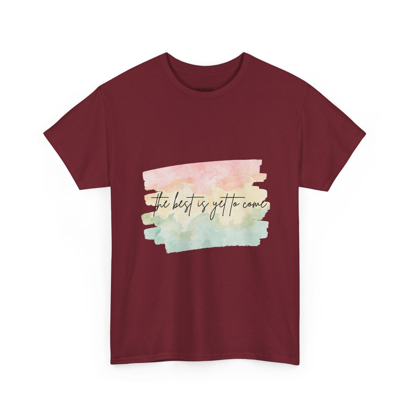 The Best Is Yet To Come Empowering Unisex Heavy Cotton Tee, Self-Love T-Shirt, Affirmation Apparel, Gift for Friends, Motivational Clothing