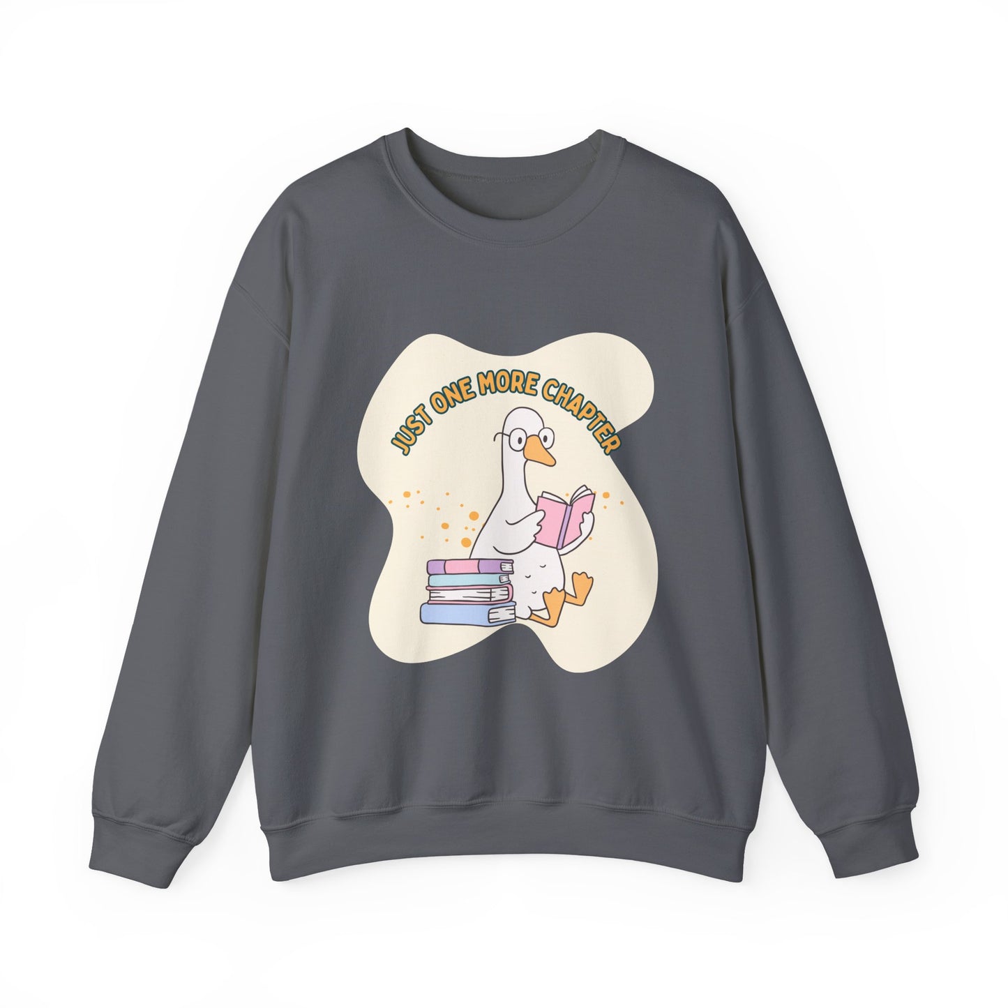 Just One More Chapter Sweatshirt, Perfect Gift for Book Lovers, Literary Apparel, Cozy Reading Gift, Cute Bookworm Crewneck