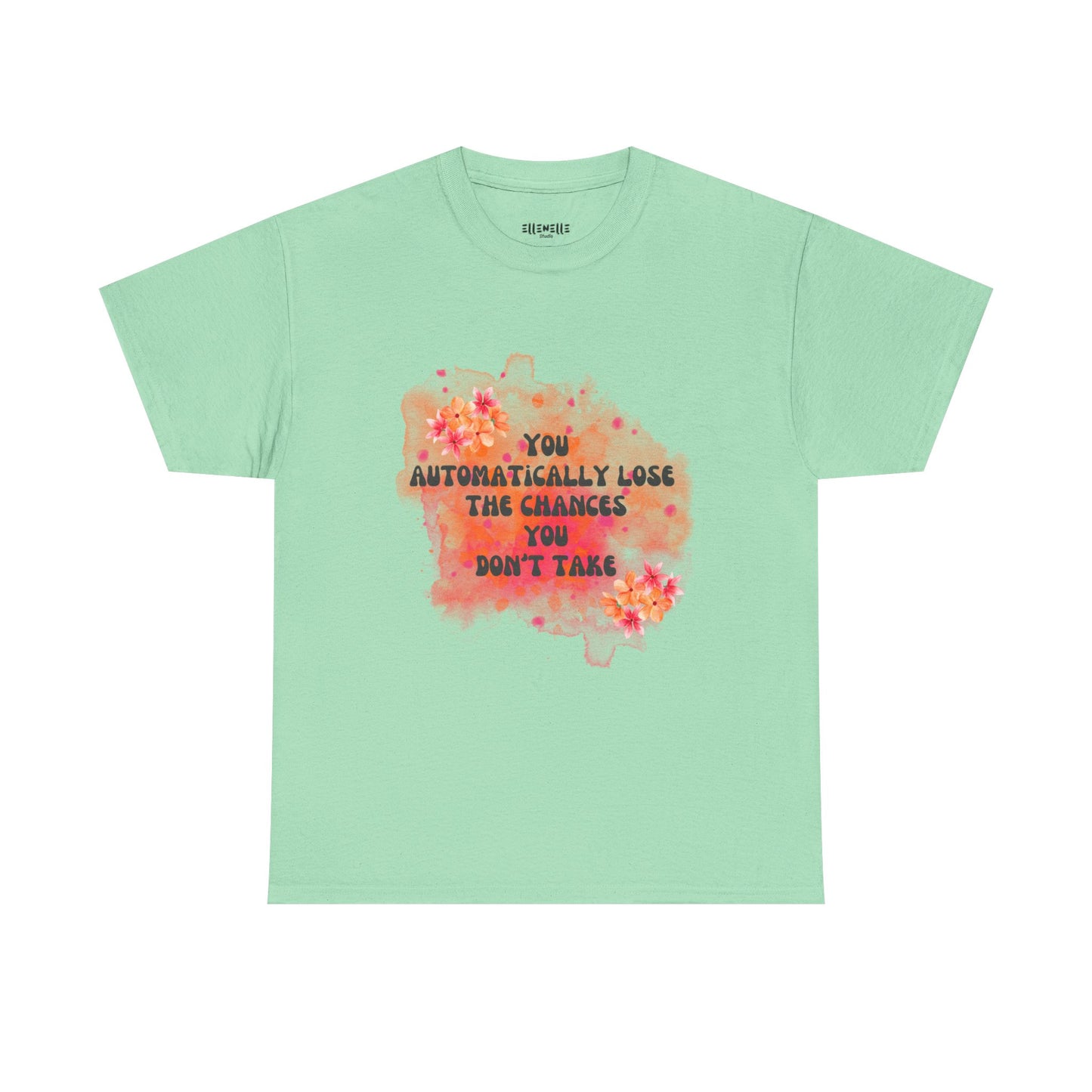 Chances You Don't Take Empowering Unisex Heavy Cotton Tee, Self-Love T-Shirt, Affirmation Apparel, Gift for Friends, Motivational Clothing
