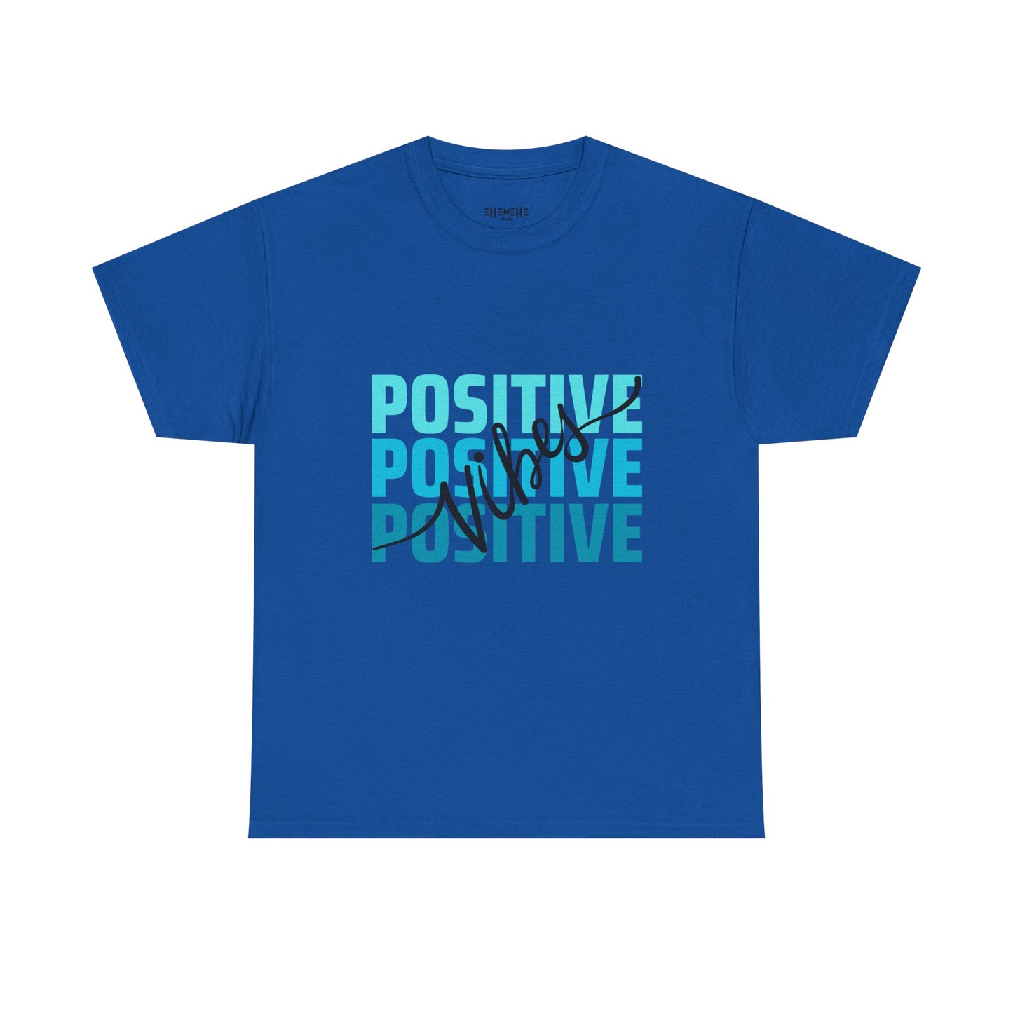Positive Vibes Empowering Unisex Heavy Cotton Tee, Self-Love T-Shirt, Affirmation Apparel, Gift for Friends, Motivational Clothing
