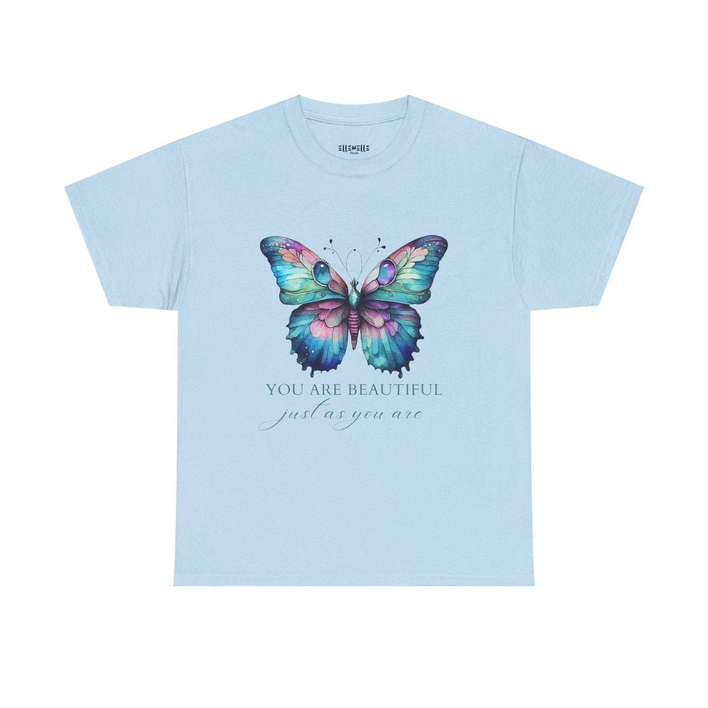 You Are  Beautiful Empowering Unisex Heavy Cotton Tee, Self-Love T-Shirt, Affirmation Apparel, Gift for Friends, Motivational Clothing