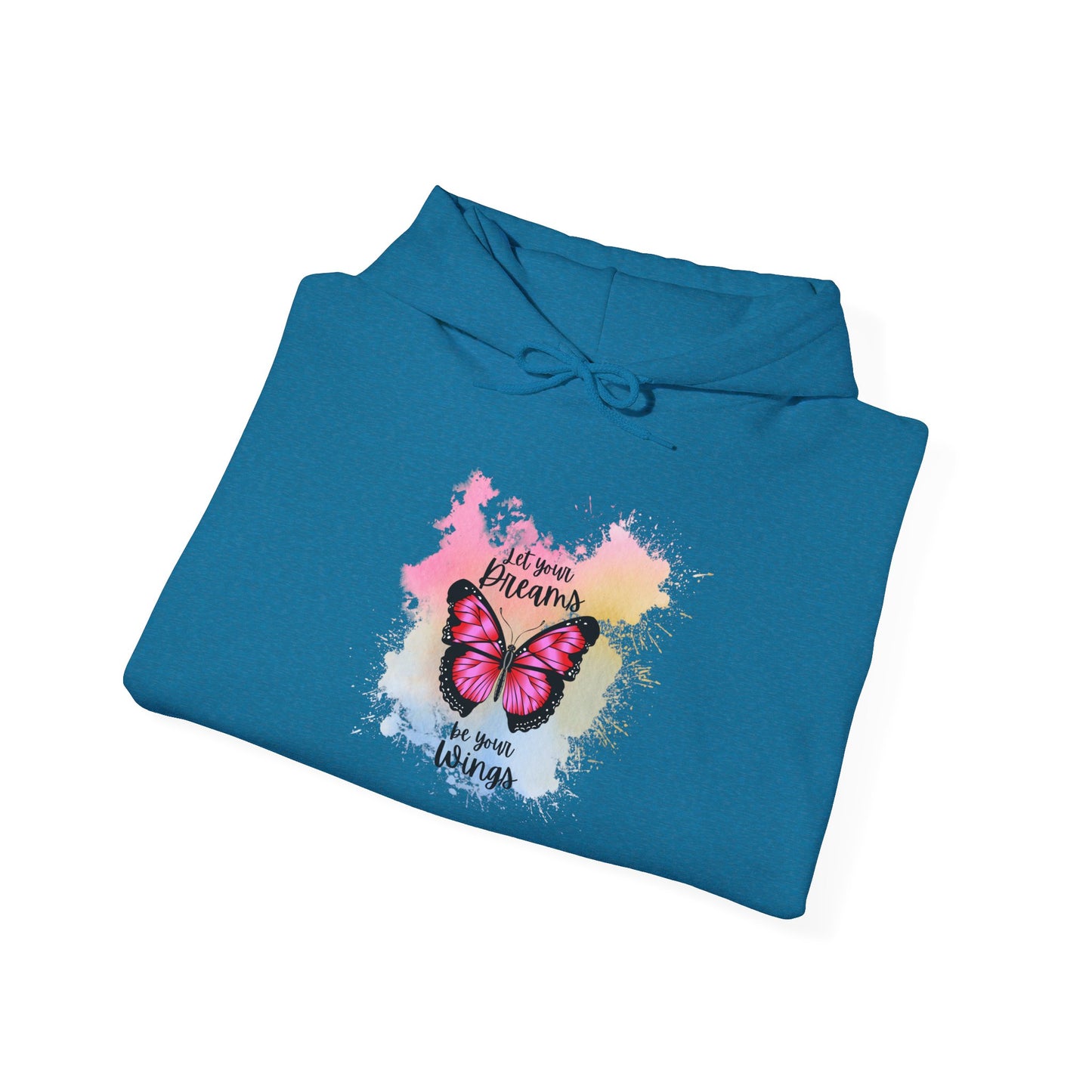 Let Your Dreams Be Your Wings Unisex Hooded Sweatshirt, Cozy Hoodie, Perfect Gift