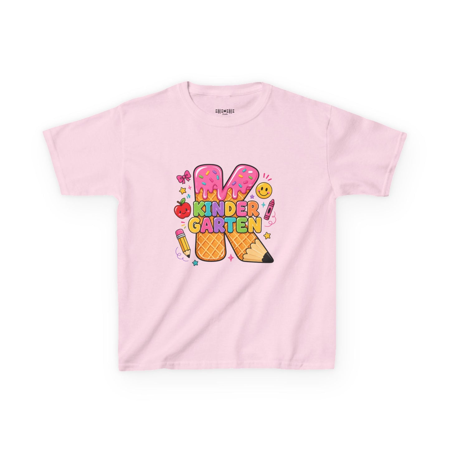 Kindergarten T‑Shirt — Cute Ice Cream Pencil Tee