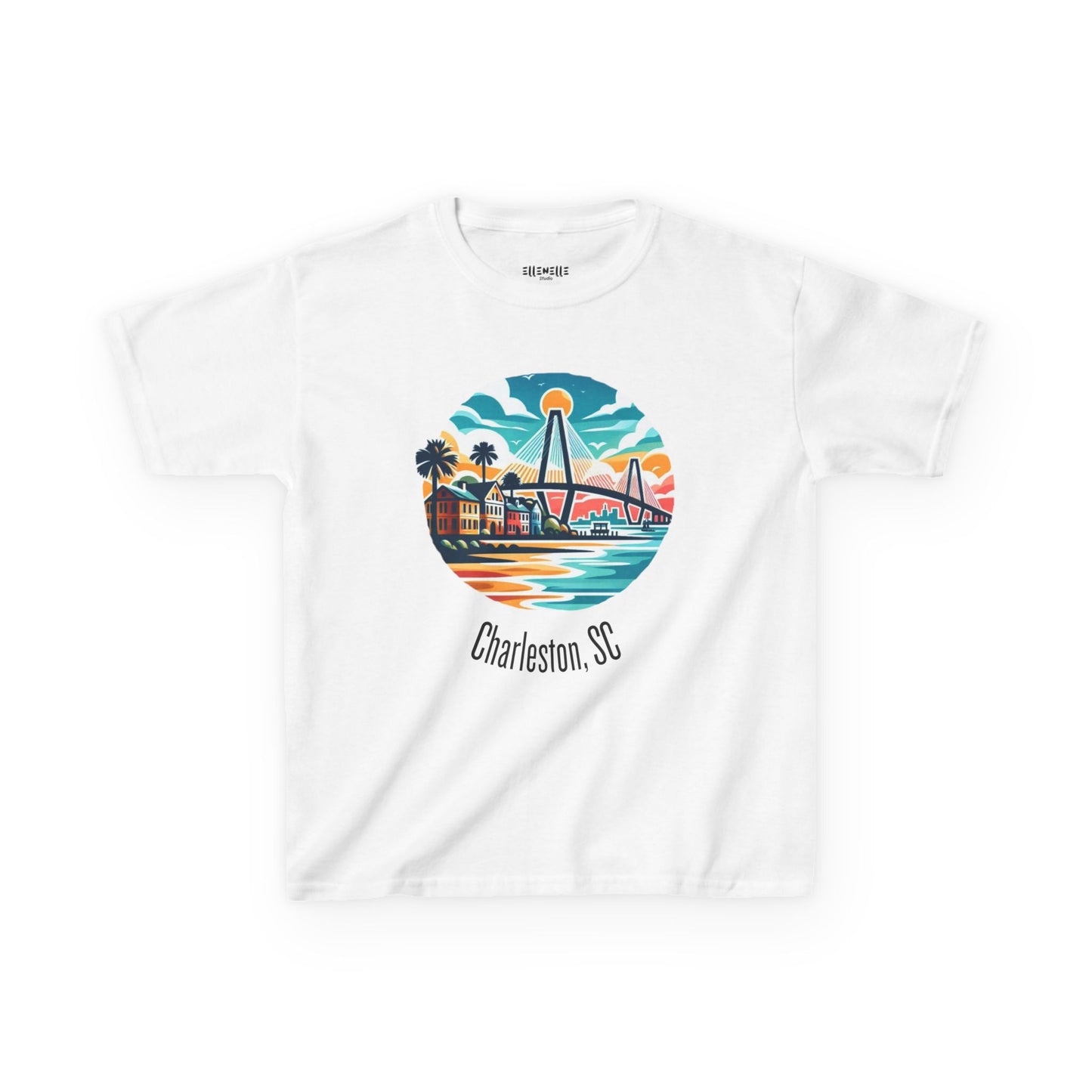 Charleston SC Kids Heavy Cotton Tee, Fun Summer Tee, Kids Vacation Shirt, Coastal Adventure Kids Apparel, Beach Day Outfit, Summer [...]